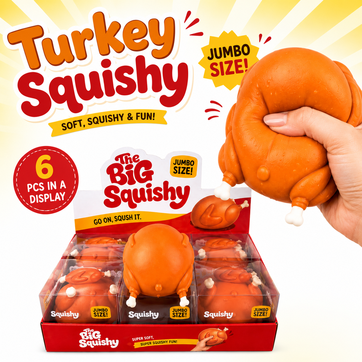Jumbo Turkey Squishy