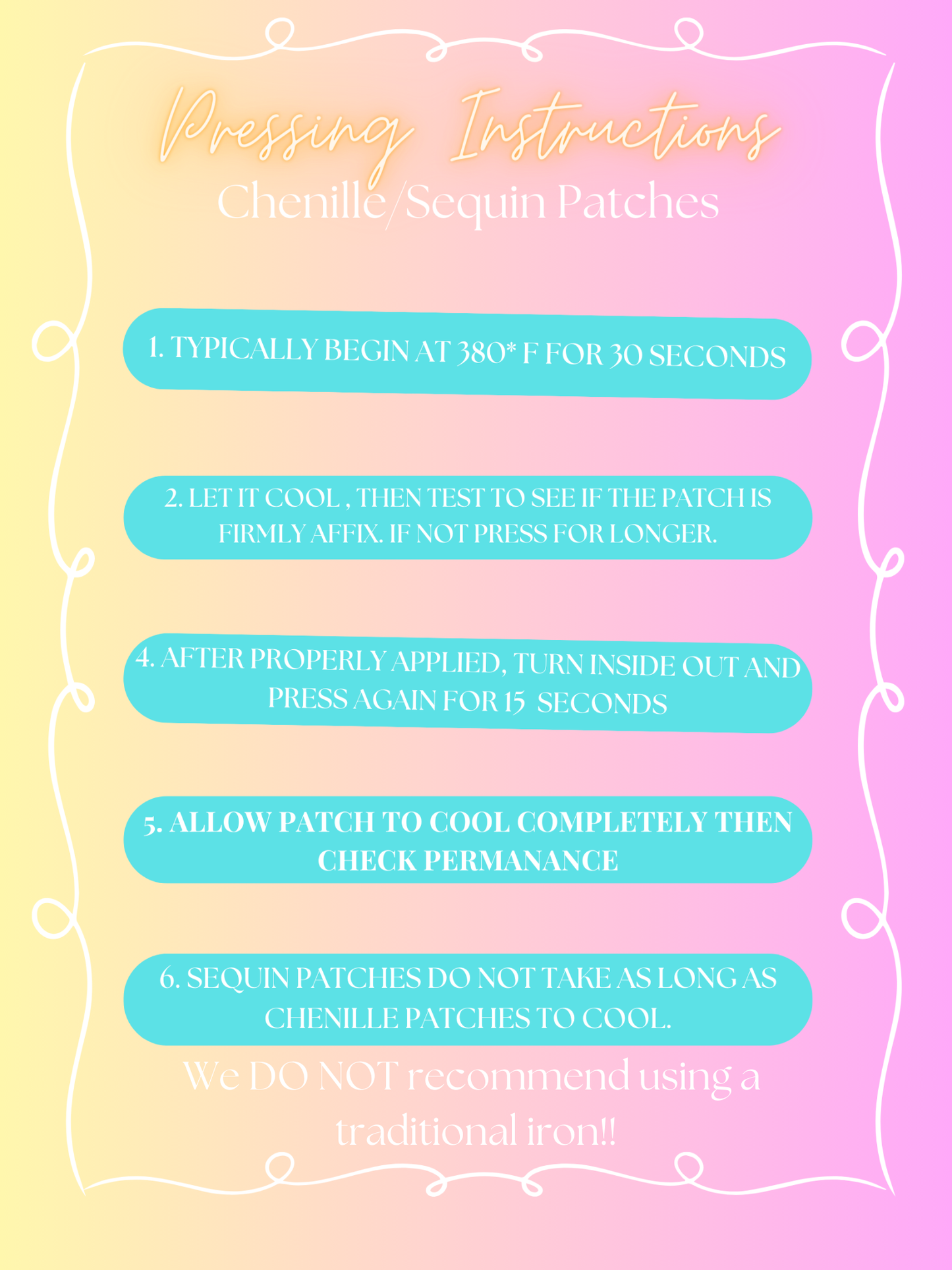 Cursive Sequin Titans....Patches Only: Cursive Sequin Titans