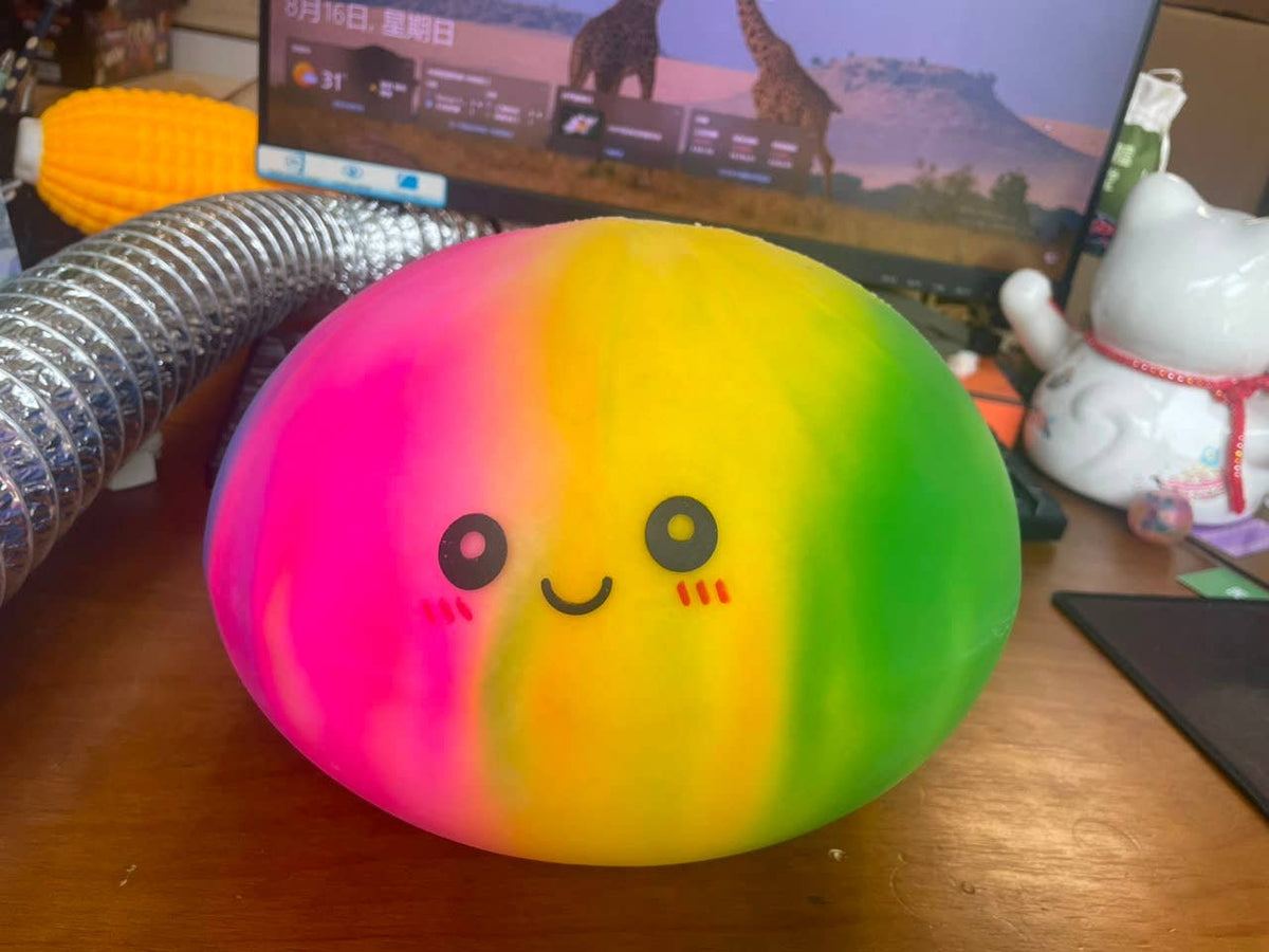 Huge Dumpling Deluxe – 10’ Jumbo Squishy Rainbow   