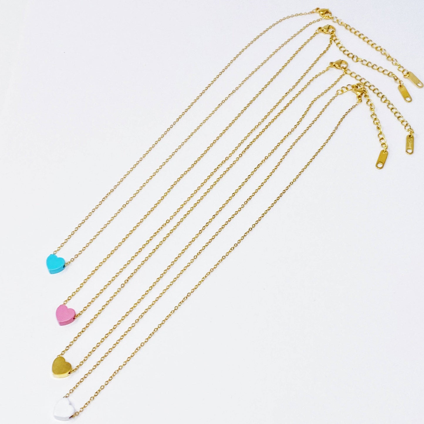 So Very Loved Heart Necklace: Gold