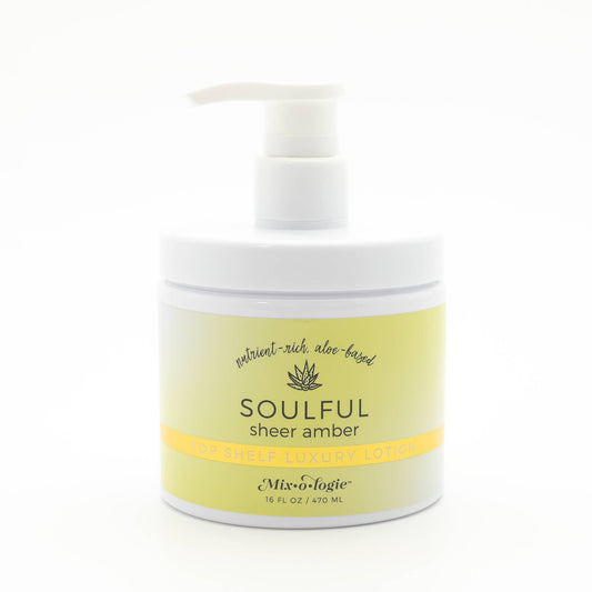 Soulful (sheer amber) Top Shelf Luxury Lotion (16 oz. Tub)