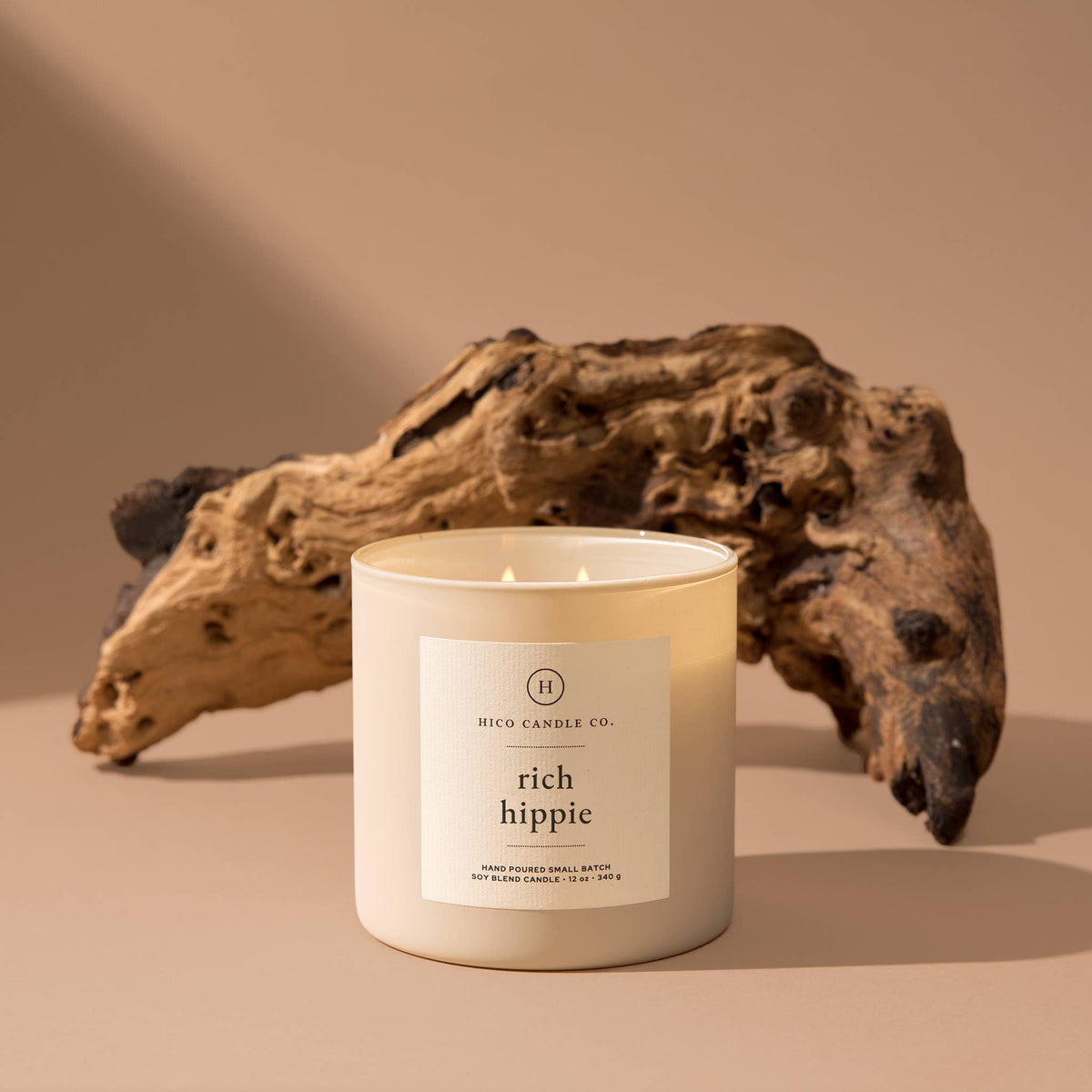 Rich Hippie Soy Candle 14 oz | Bergamot, Jasmine, Rose