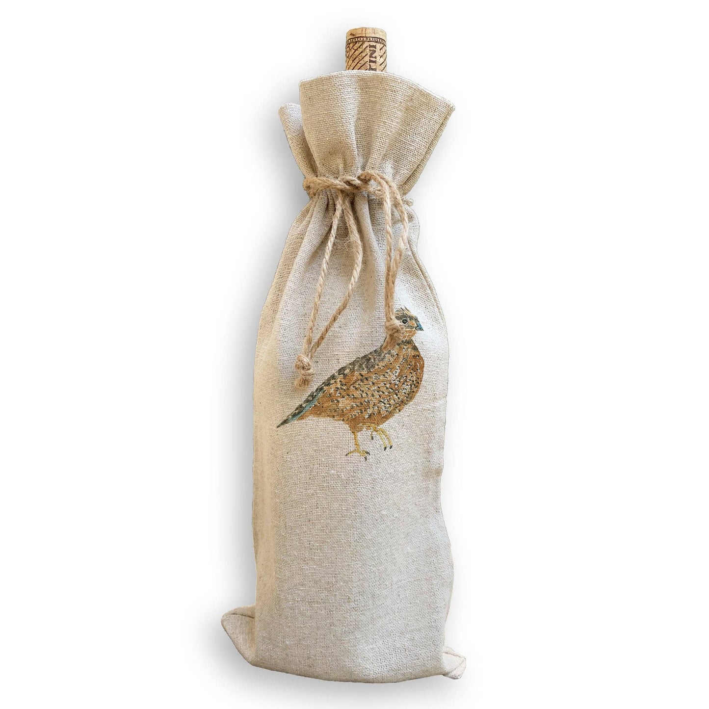 Brown Quail: Dishtowel / -