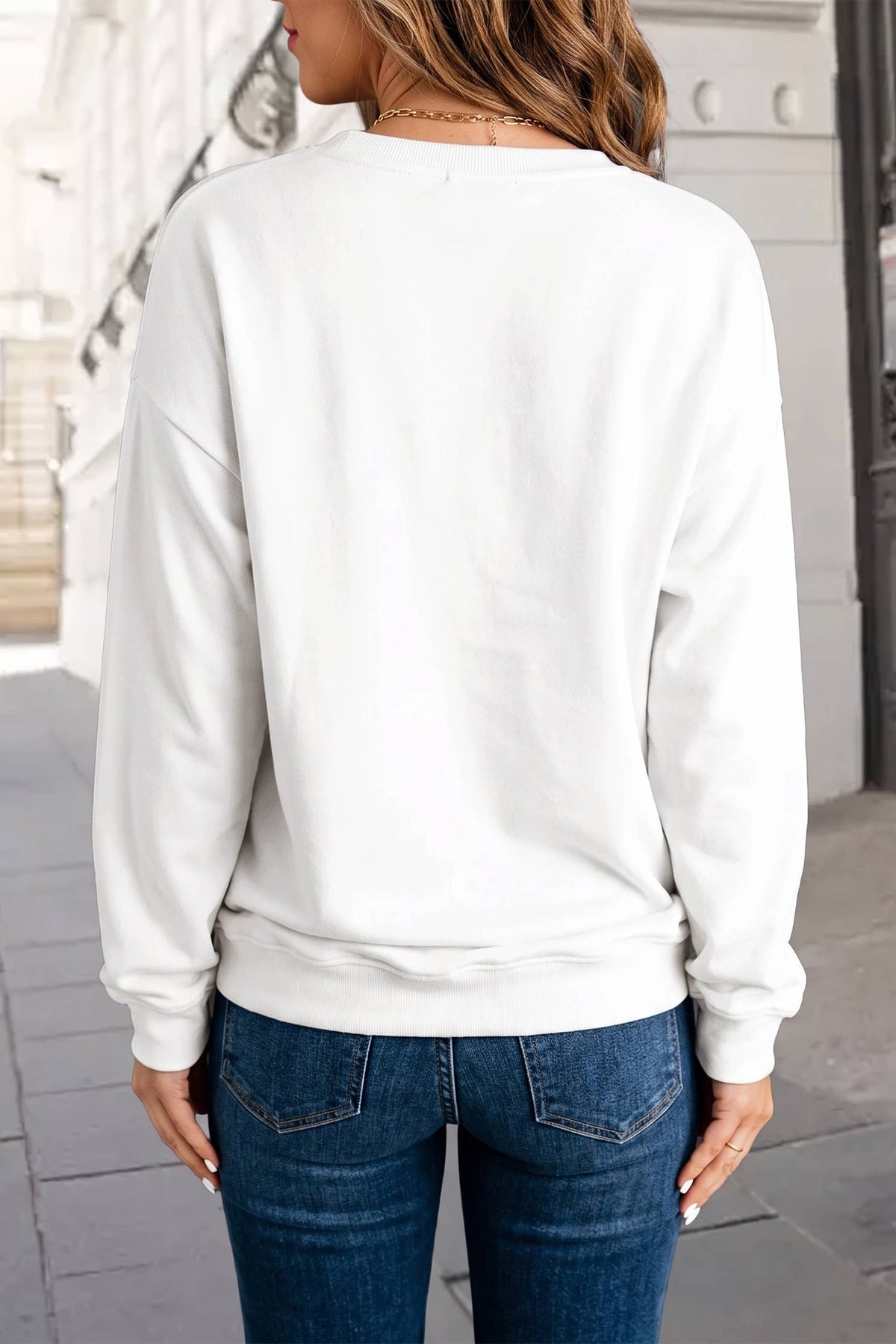 Thanksgiving Turkey Crewneck Graphic Sweatshirt | S-XL : White / XL