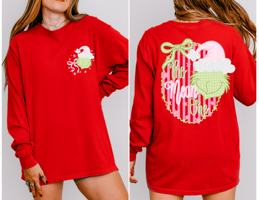 Long Sleeve Coquette Christmas Friend Tshirt
